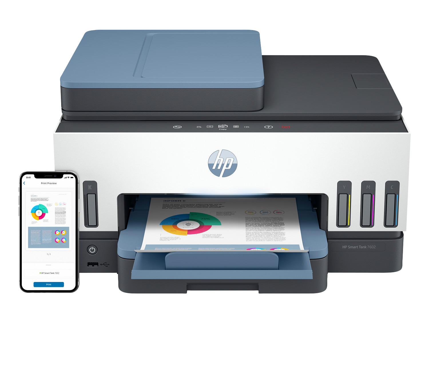 HP Smart Tank 7602 All-in-One Printer